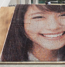 3年4組/「つまようじアート〜20万本の結晶〜」-展示の部最優秀賞-